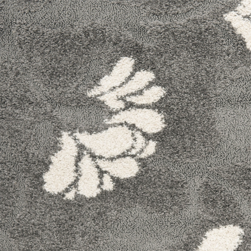 Safavieh Florida Shag Grey Shag Rug - 6' x 9'