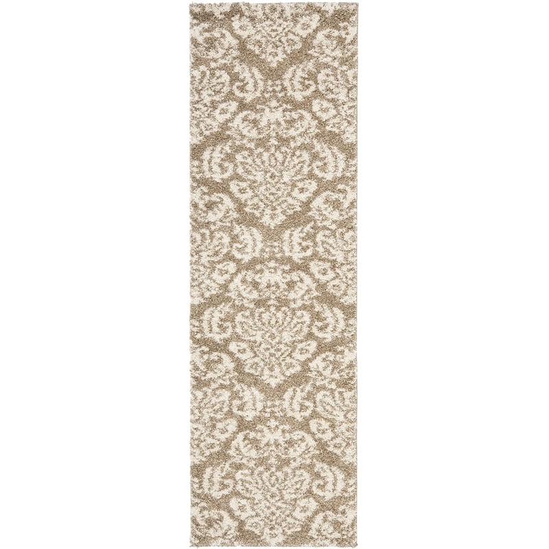 Safavieh Florida Shag Beige Shag Rug - Runner 2'3