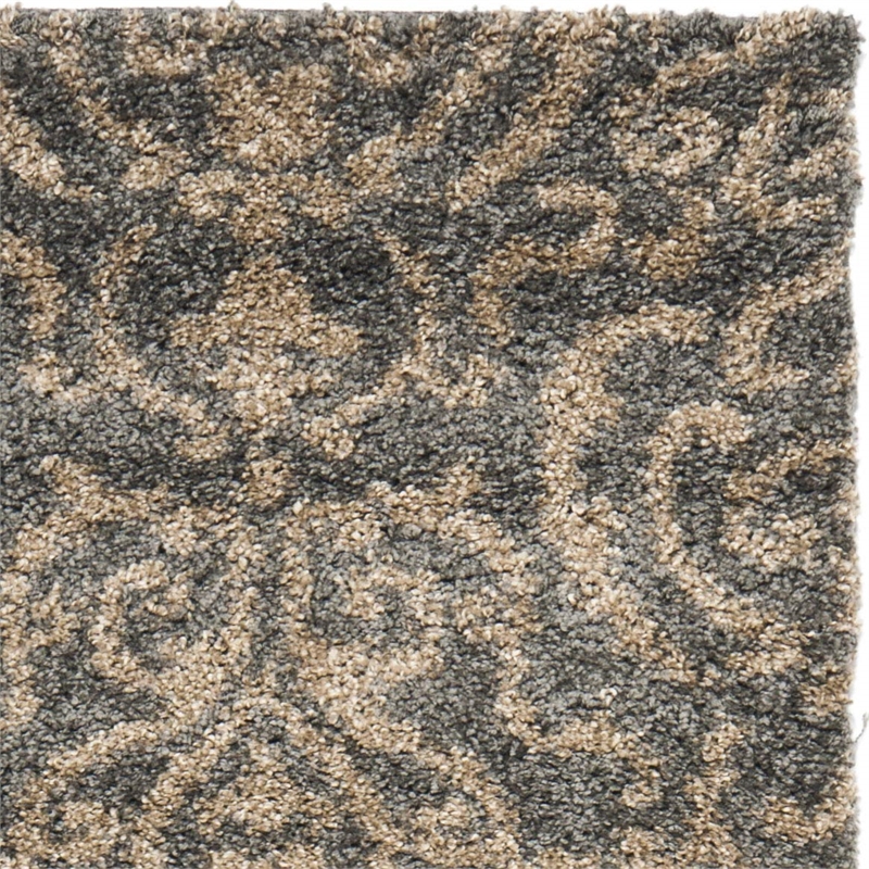 Safavieh Florida Shag Grey Shag Rug - Runner 2'3