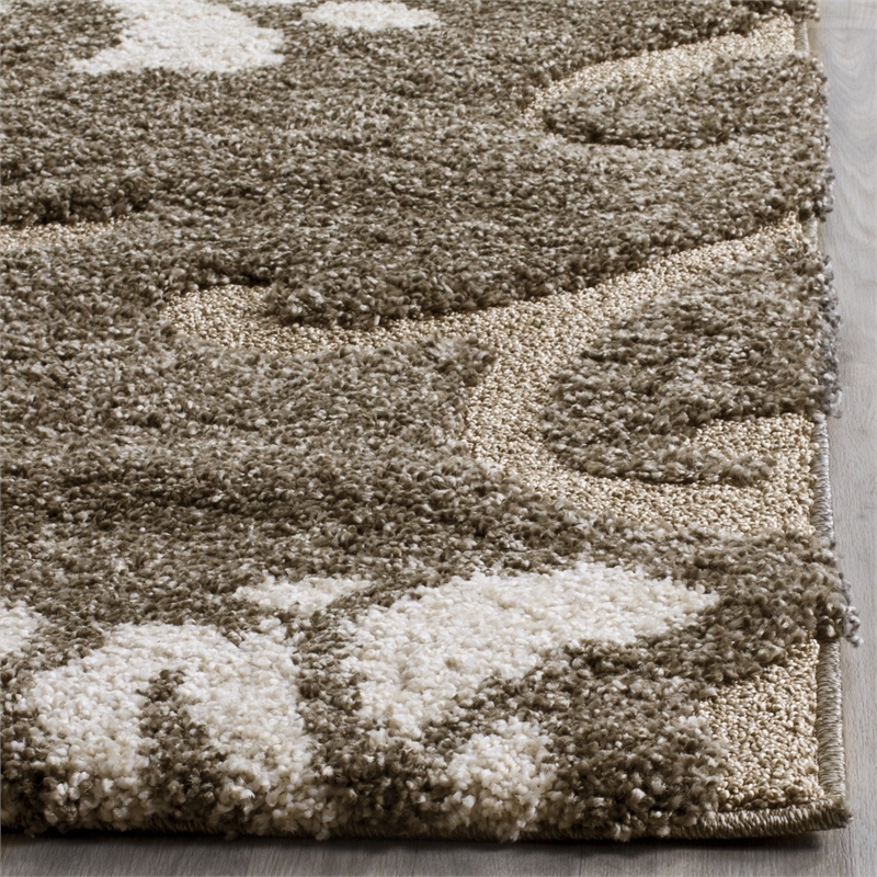 Safavieh Florida Shag Smoke Shag Rug - Runner 2'3