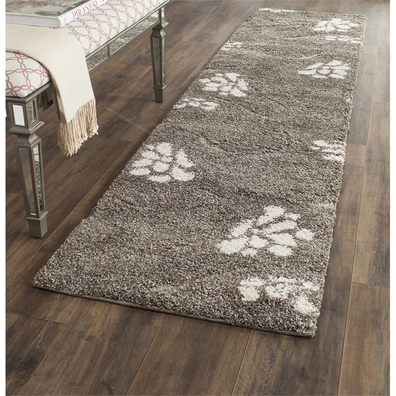 Safavieh Florida Shag Smoke Shag Rug - Runner 2'3