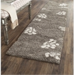 Safavieh Florida Shag Smoke Shag Rug - Runner 2'3