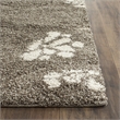 Safavieh Florida Shag Smoke Shag Rug - Runner 2'3