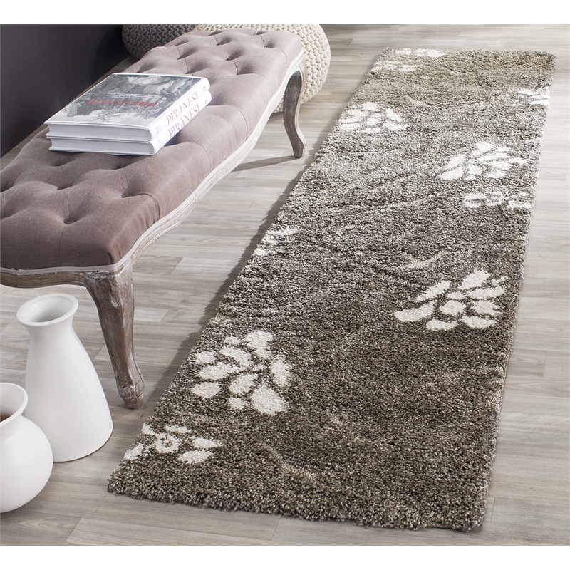 Safavieh Florida Shag Smoke Shag Rug - Runner 2'3