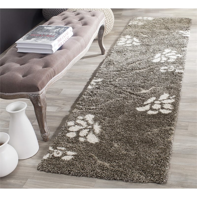 Safavieh Florida Shag Smoke Shag Rug - Runner 2'3
