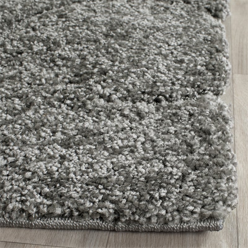 Safavieh Florida Shag Grey Shag Rug - 3'3