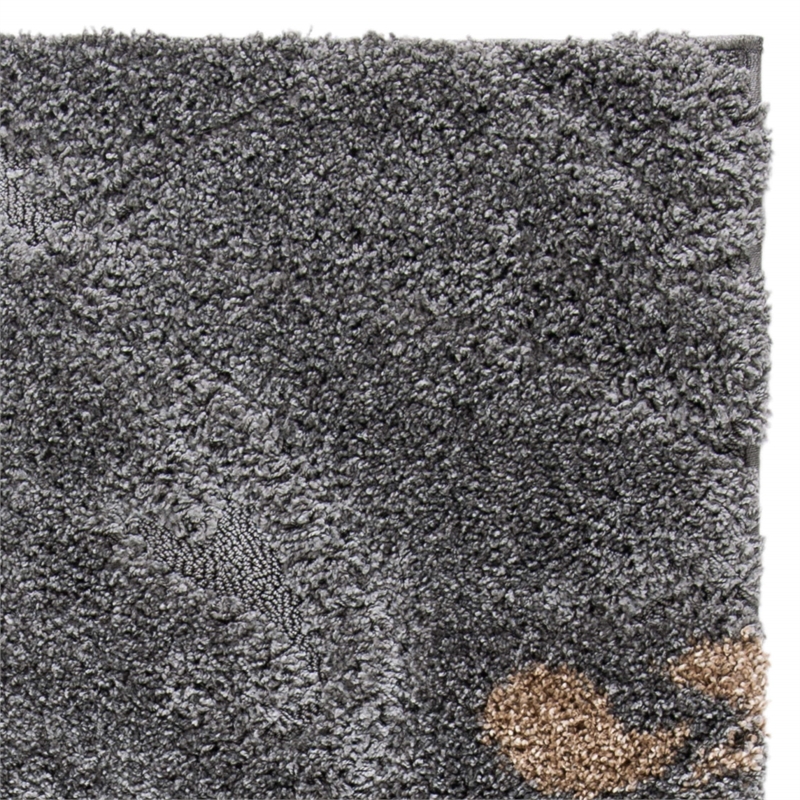 Safavieh Florida Shag Grey Shag Rug - 3'3
