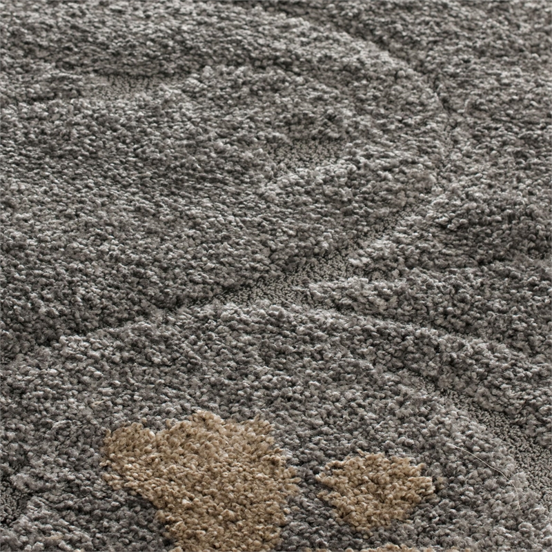 Safavieh Florida Shag Grey Shag Rug - 3'3