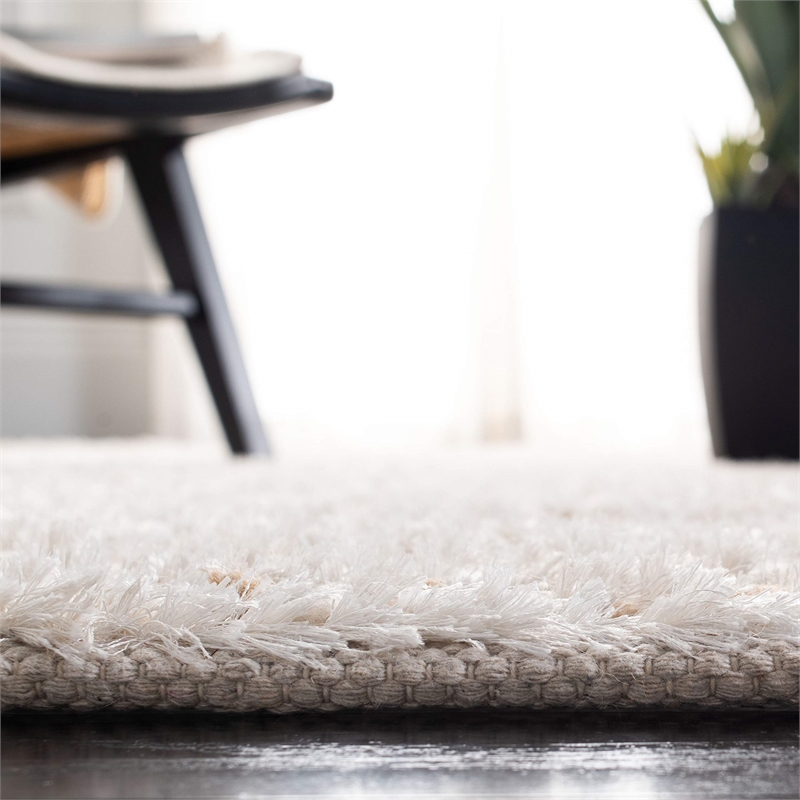 Safavieh Shag White Shag Rug - Runner 2'3