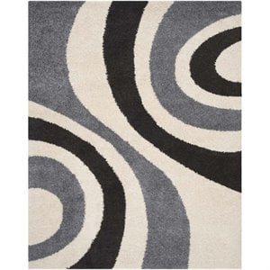 Safavieh Shag Ivory Shag Rug - 5'3&quot x 7'6&quot