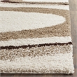 Safavieh Art Shag Ivory Shag Rug - Square 5'