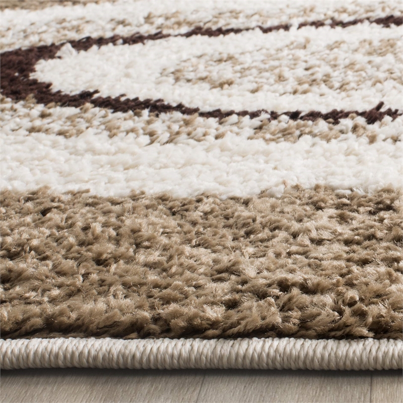 Safavieh Art Shag Ivory Shag Rug - Square 5'
