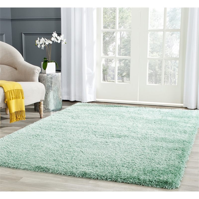 Safavieh Charlotte Shag Teal Shag Rug - 5'1