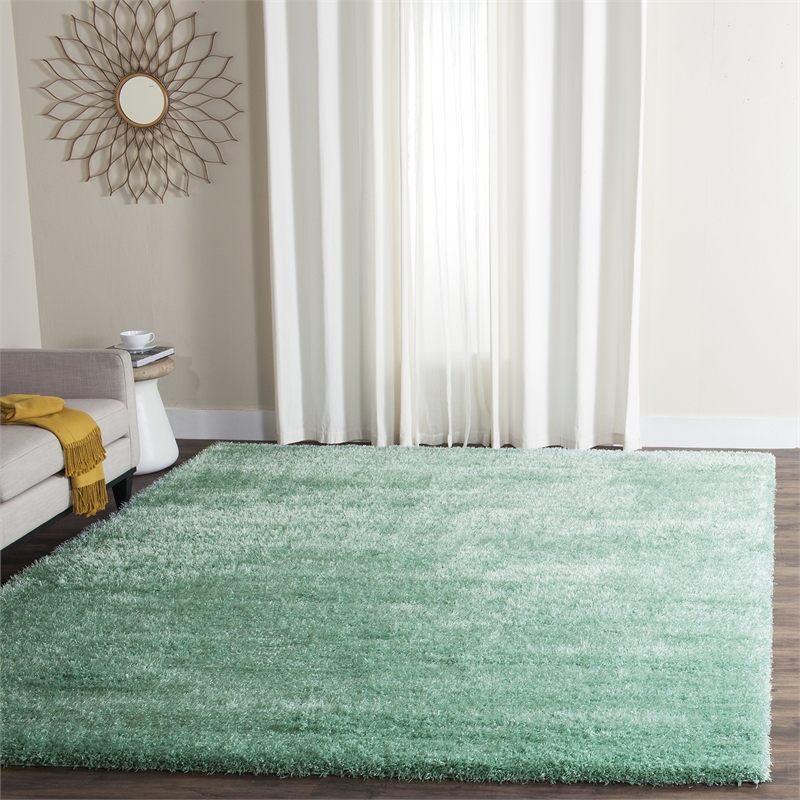 Safavieh Charlotte Shag Teal Shag Rug - 5'1