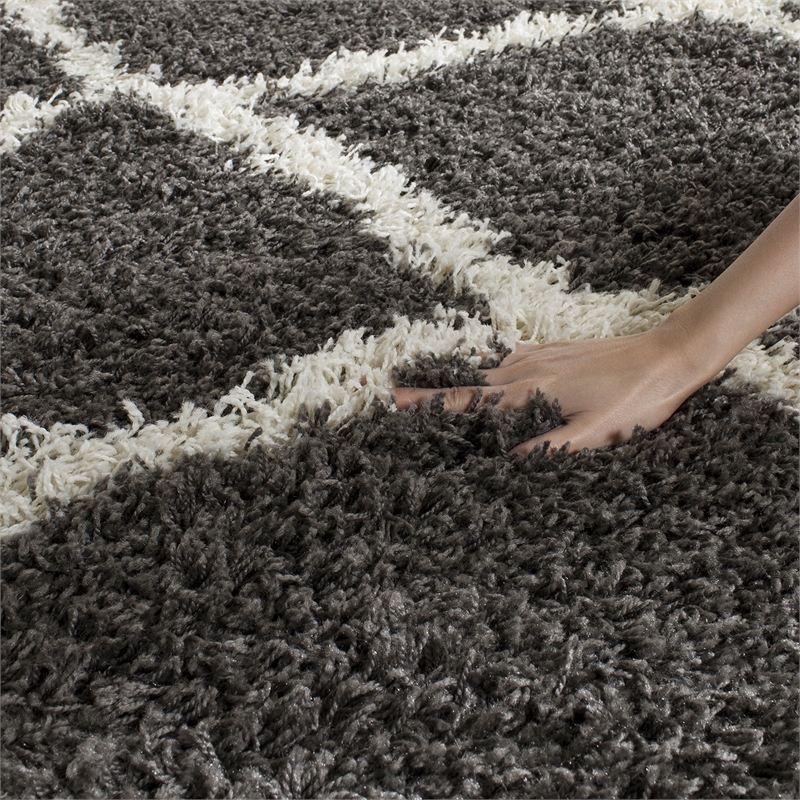 Safavieh Dallas Shag Dark Grey Shag Rug - 8' x 10'