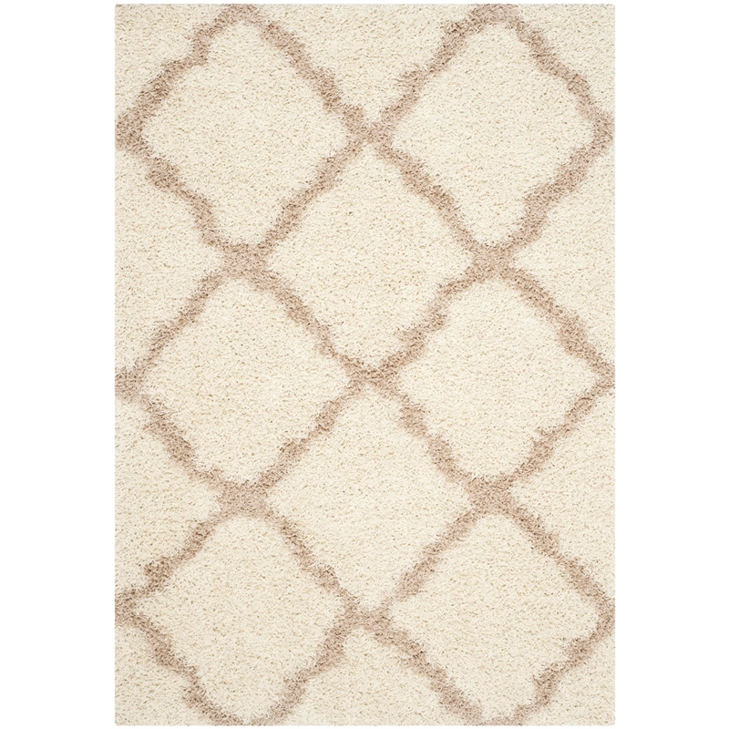 Safavieh Dallas Shag Ivory Shag Rug - 4' x 6'