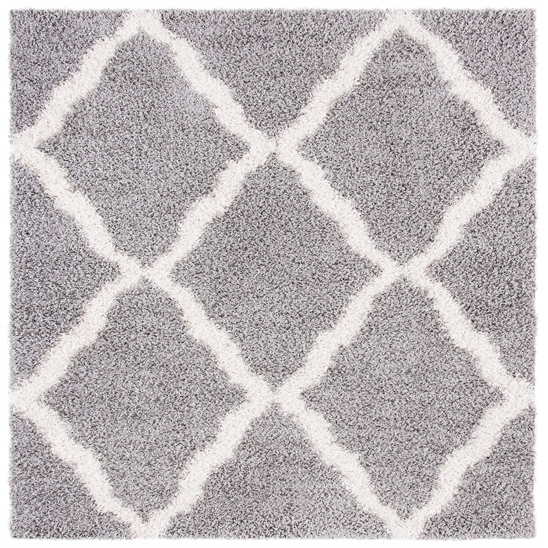 Safavieh Dallas Shag Grey Shag Rug - Square 6'