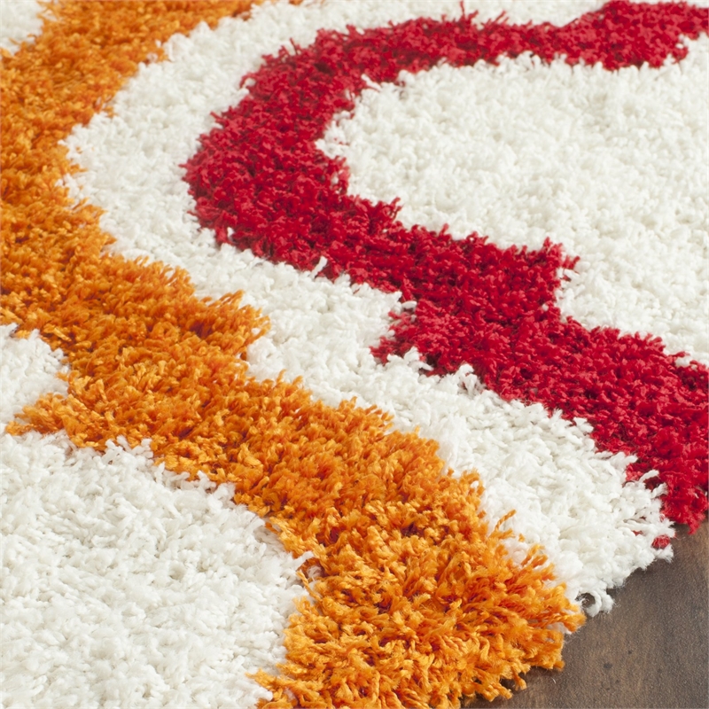 Safavieh Shag Ivory Shag Rug - Round 6'7
