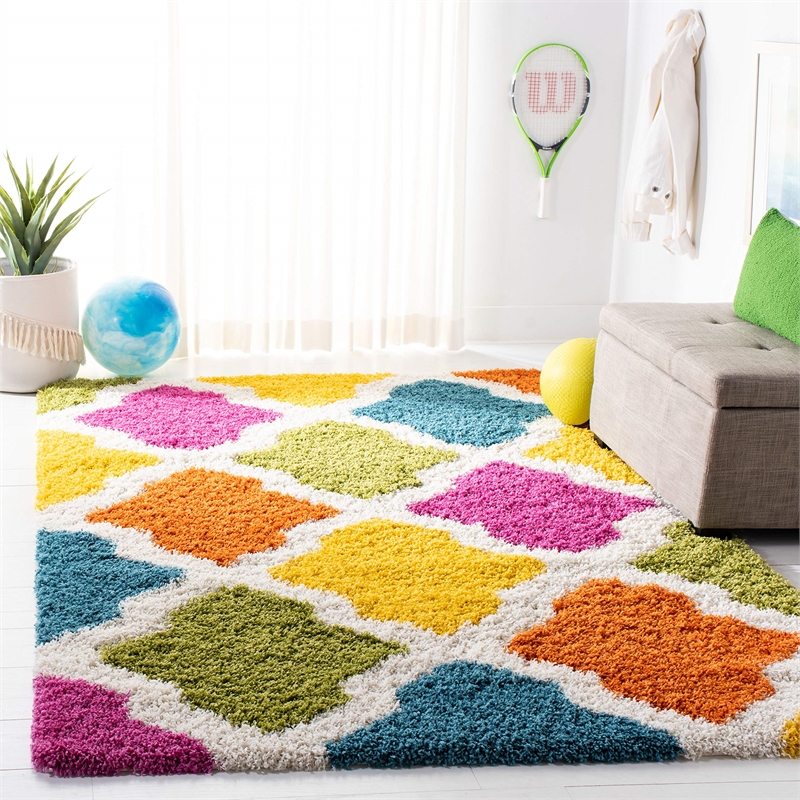 Safavieh Shag Ivory Shag Rug - Square 6'7