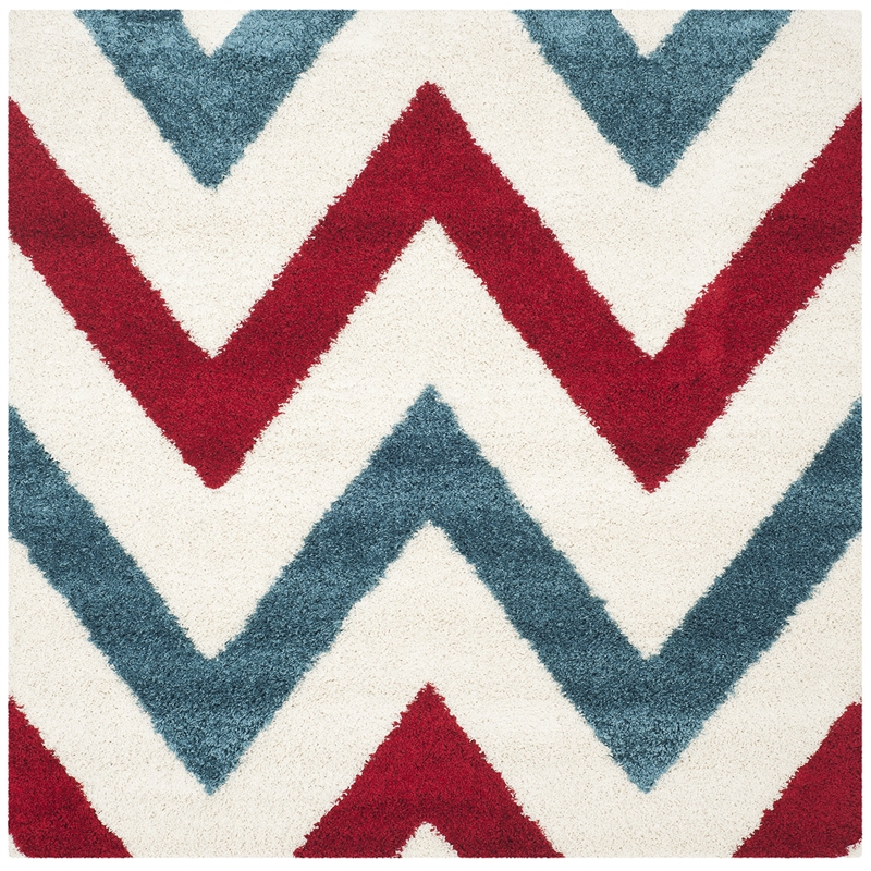 Safavieh Shag Ivory Shag Rug - Square 6'7