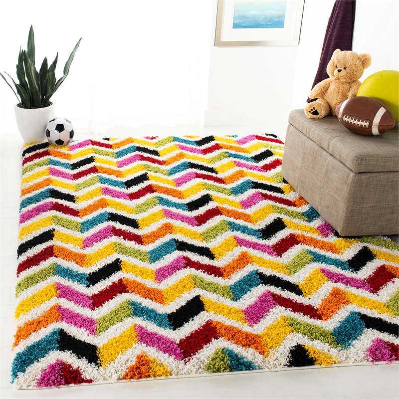 Safavieh Shag Ivory Shag Rug - 3' x 5'