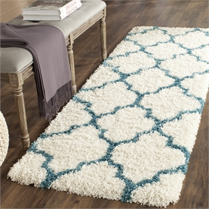 Safavieh Shag Ivory Shag Rug - Runner 2'3&quot x 7'