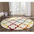 Safavieh Shag Ivory Shag Rug - Round 6'7