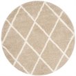 Safavieh Montreal Shag Beige Shag Rug - Round 6'7