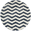 Safavieh Montreal Shag Ivory Shag Rug - Round 6'7