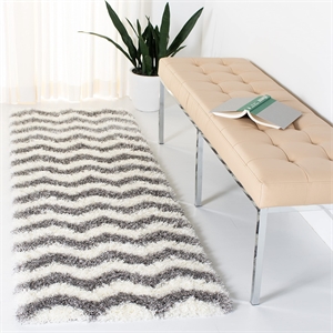 Safavieh Montreal Shag Ivory Shag Rug - Runner 2'3&quot x 7'