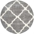 Safavieh Montreal Shag Grey Shag Rug - Round 6'7