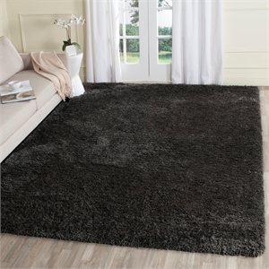 Safavieh Super Shag Dark Grey Shag Rug - 8' x 10'