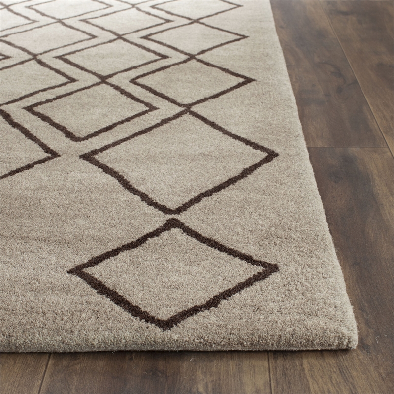 Safavieh Soho Light Grey Contemporary Rug - 3'6