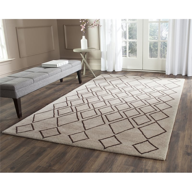 Safavieh Soho Light Grey Contemporary Rug - 3'6