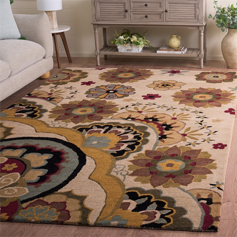 Safavieh Soho Ivory Contemporary Rug - 6' x 9'