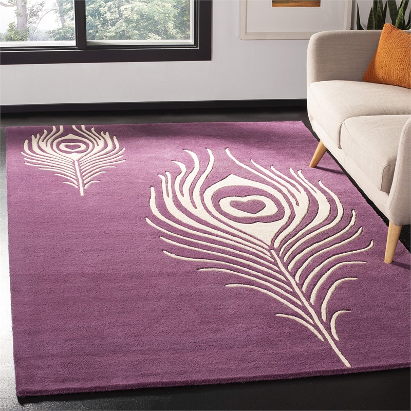 Safavieh Soho Purple Contemporary Rug - 7'6