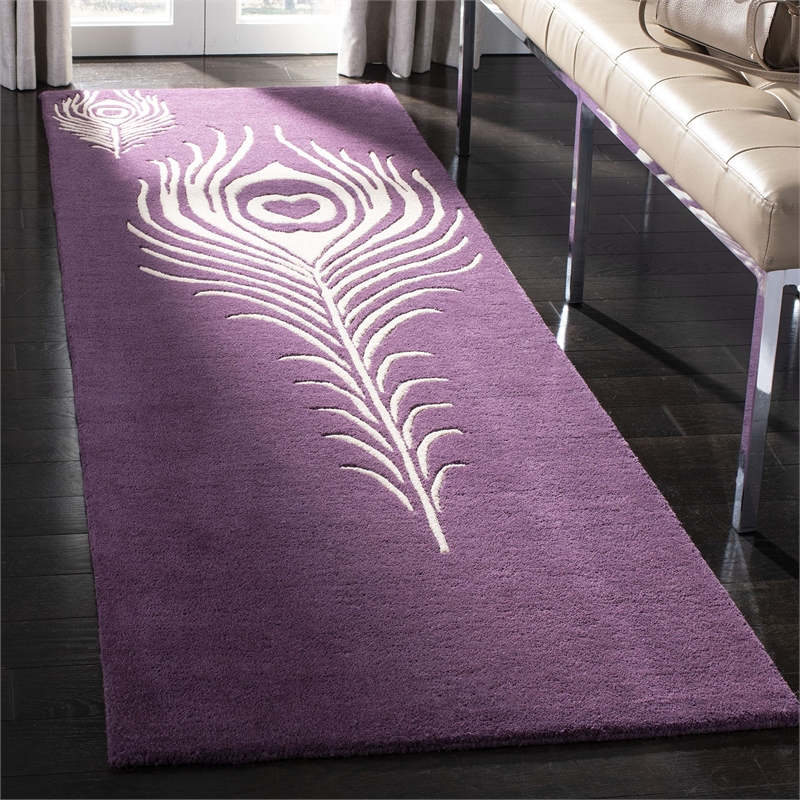 Safavieh Soho Purple Contemporary Rug - Runner 2'6