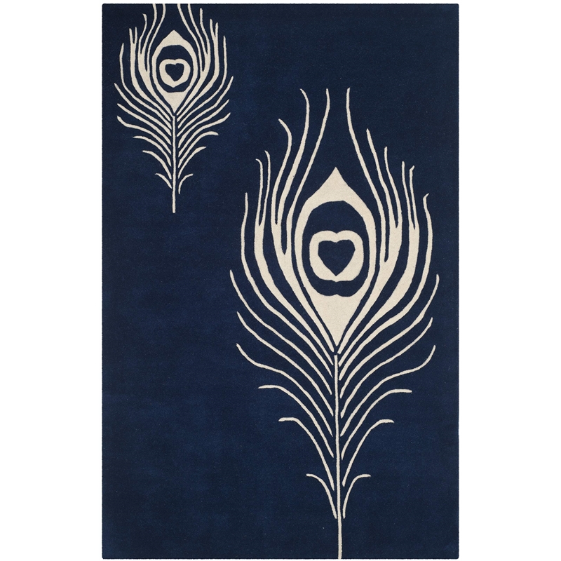Safavieh Soho Navy Contemporary Rug - 3'6