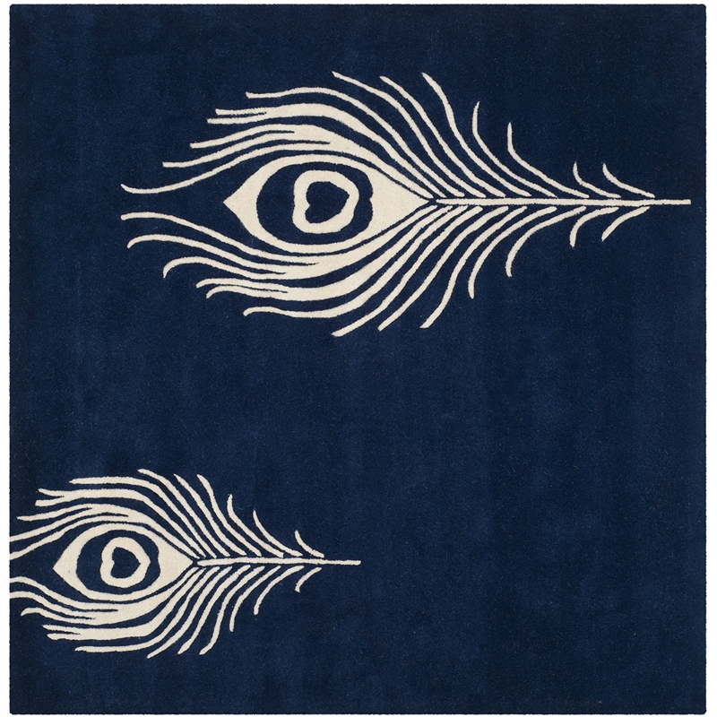 Safavieh Soho Navy Contemporary Rug - Square 6'