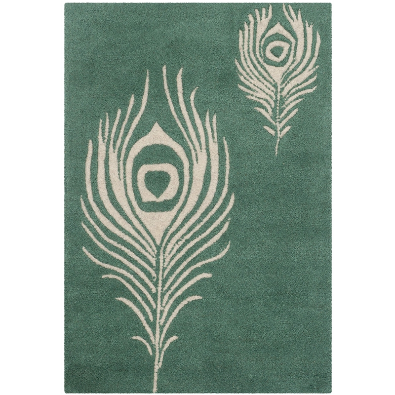 Safavieh Soho Teal Contemporary Rug - 2' x 3'