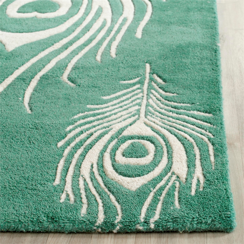 Safavieh Soho Teal Contemporary Rug - 2' x 3'