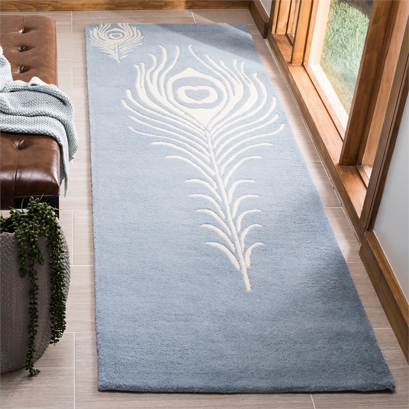 Safavieh Soho Teal Contemporary Rug - 7'6