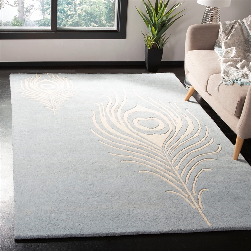 Safavieh Soho Teal Contemporary Rug - 7'6