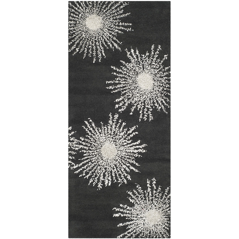 Safavieh Soho Charcoal Contemporary Rug - Runner 2'6