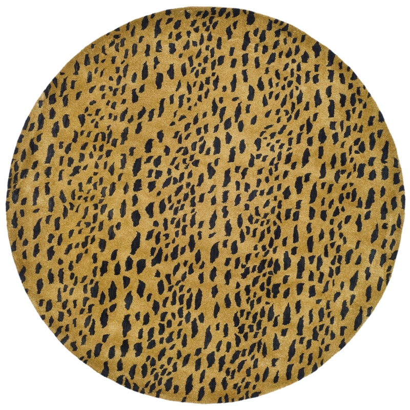 Safavieh Soho Beige Contemporary Rug - Round 4'