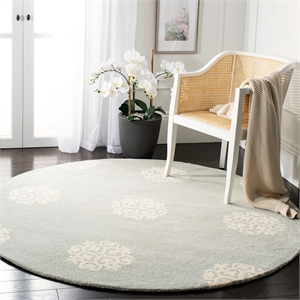 Safavieh Soho Grey Contemporary Rug - Round 4'