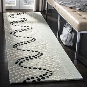 Safavieh Soho Grey Contemporary Rug - Runner 2'6&quot x 8'