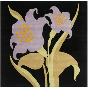 Safavieh Soho Black Contemporary Rug - 3'6&quot x 5'6&quot