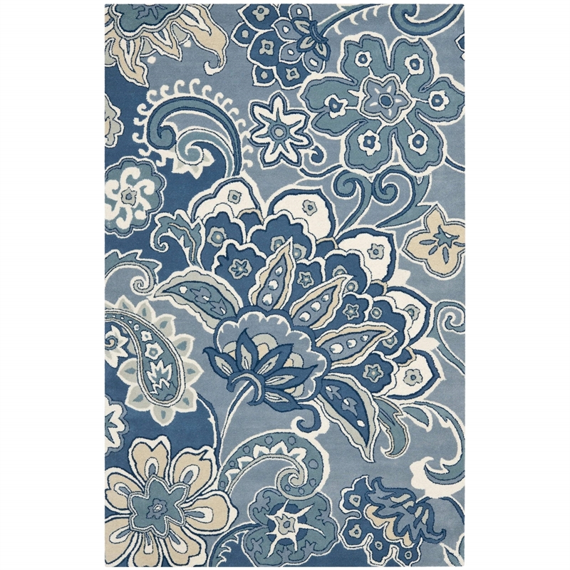 Safavieh Soho Blue Contemporary Rug - 3'6