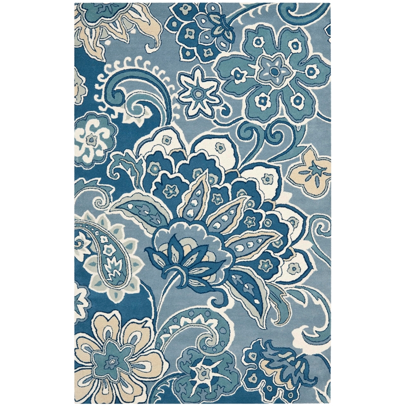 Safavieh Soho Blue Contemporary Rug - 5' x 8'